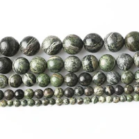 1 strands 153738cm round natural green zebra stone rock 4mm 6mm 8mm 10mm 12mm beads lot for jewelry making diy bracelet