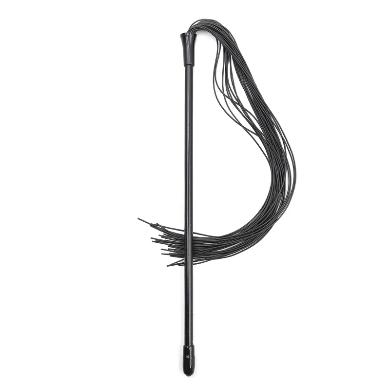 High Quality Silicone Whip Racing Riding Crop Party Flogger Hand Cuffs Queen Black Horse