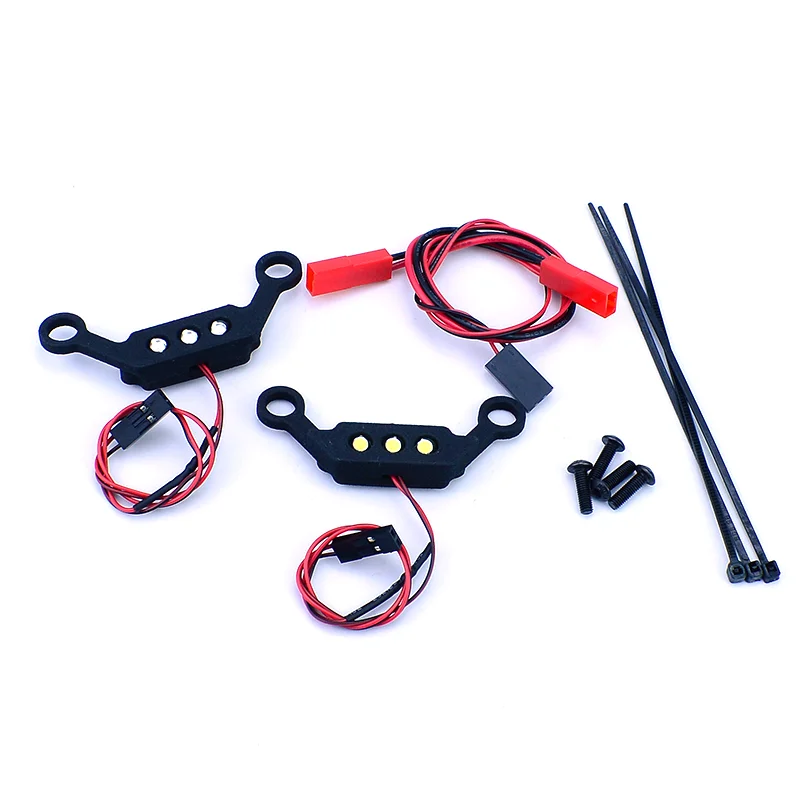 Фото Для 1/16 RC Traxxas Mini Maxx 2S автомобильная светодиодная система переднего и заднего освещения, яркая лампа, обновленные детали для фар 107154-1 №2