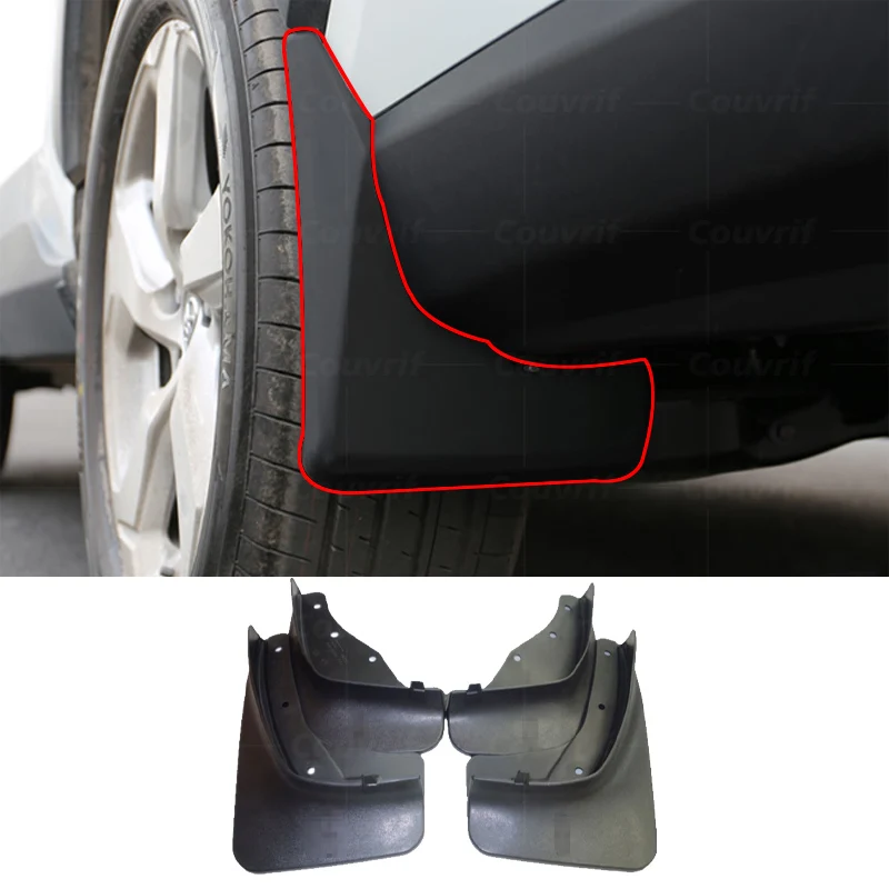 

Car Styling Car Tire Fender Mud Flap For Lincoln MKC 2014-2019 Anti-splash Splash Guards Auto Exterior Mudguards Car Accessoires