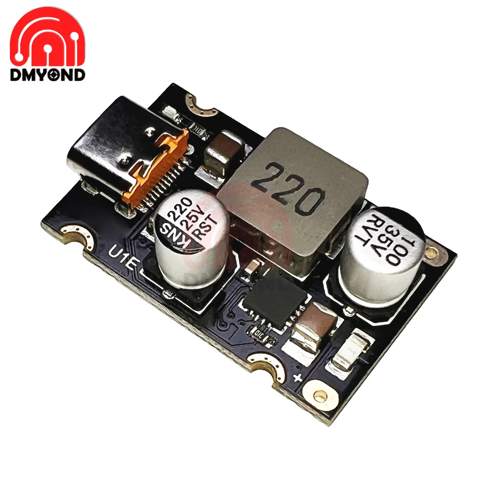 

PD 65W Fast Charging Module Type-C Interface Supports PD3.1 QC3.0 SCP PPS Fast Charging For Arduino DC 8-30V Fast Chaege Module