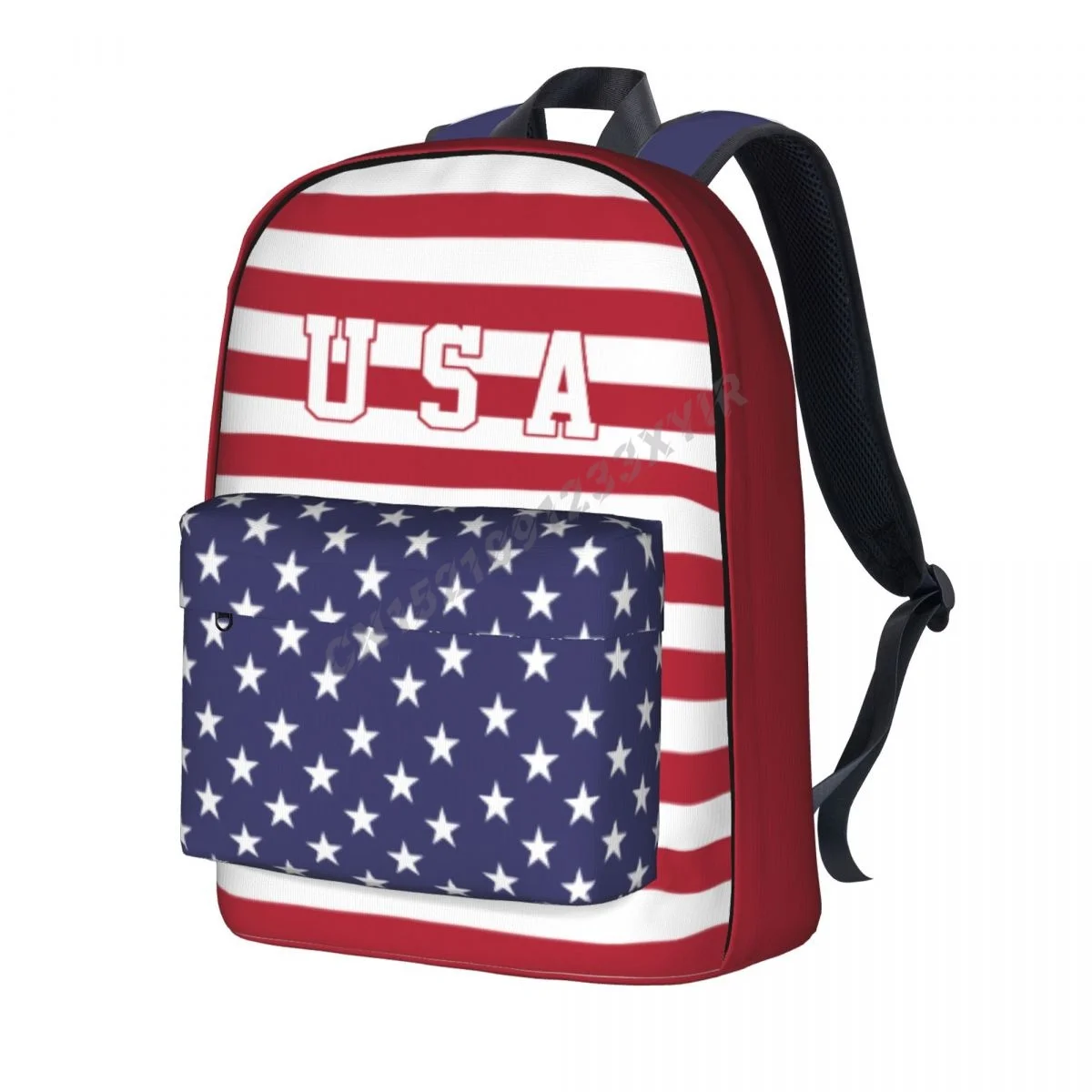 Mochila Unisex con bandera de los Estados Unidos, Bolsa Escolar de Stitch...