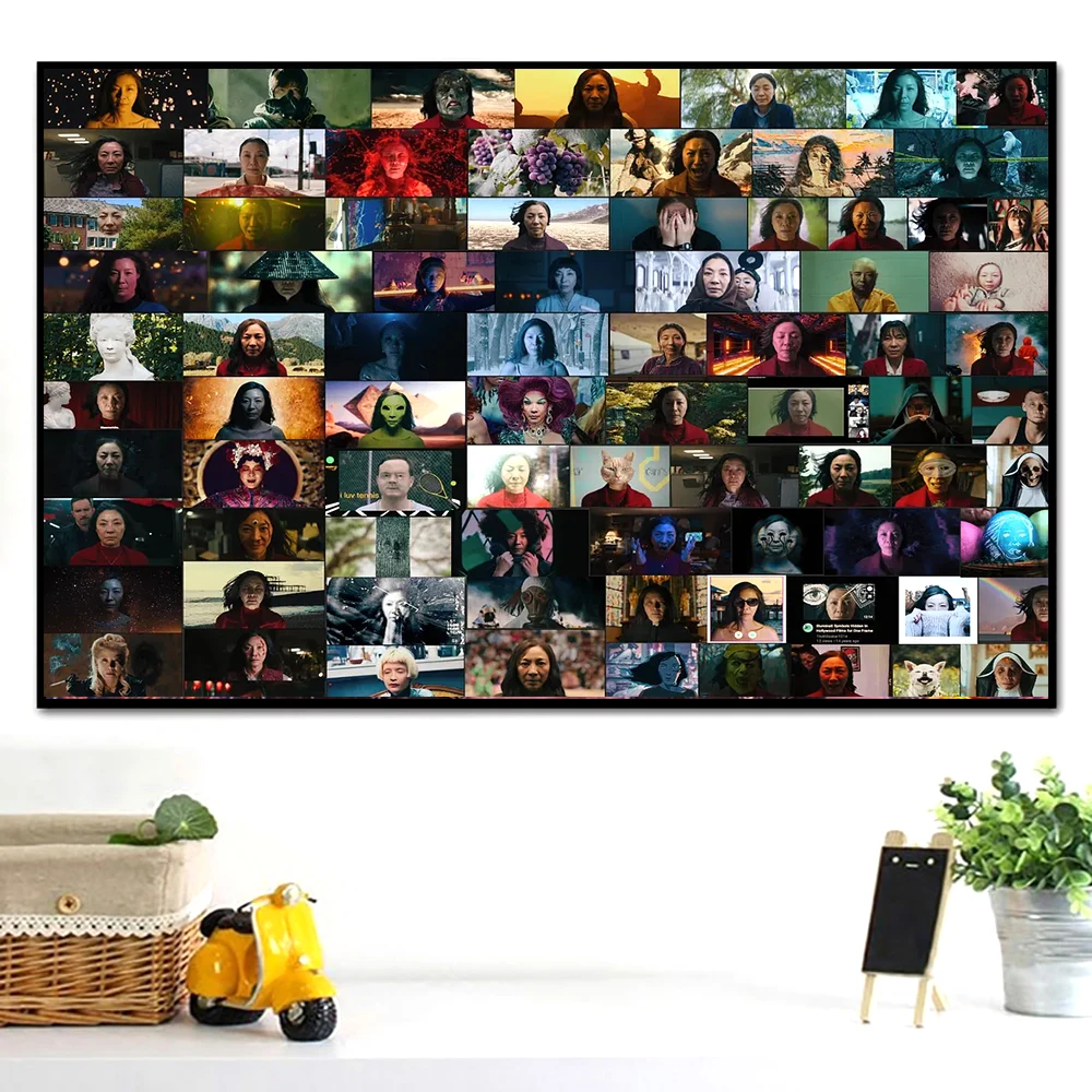 2022 плакат из скандинавского фильма все вокруг за один раз на холсте декоративная