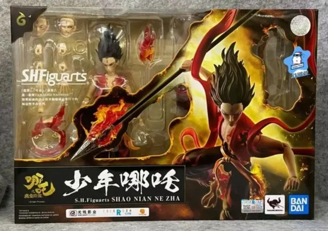 Bandai BNTSH Горячий китайский фильм Аниме Персонажи фильмов Nezha Фигурка Ограниченная