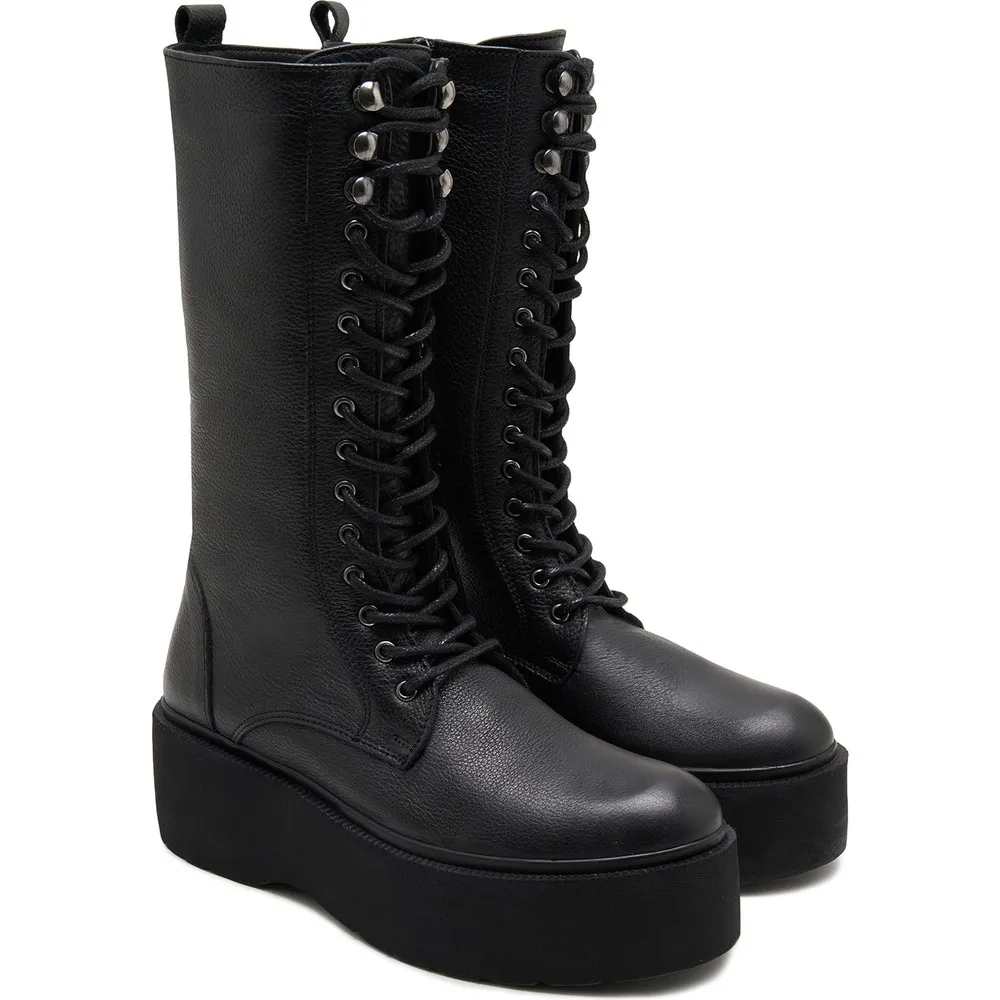 

Dorlie Hutch Black Women 'S Leather Boots