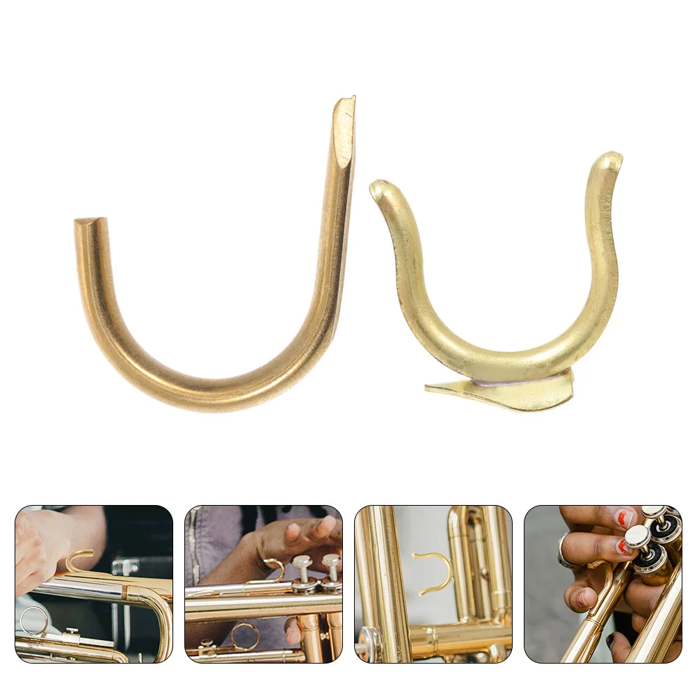 

1 Set Practical Reliable Durable Back Finger Hook Trumpet Finger Hook for Trumpet
