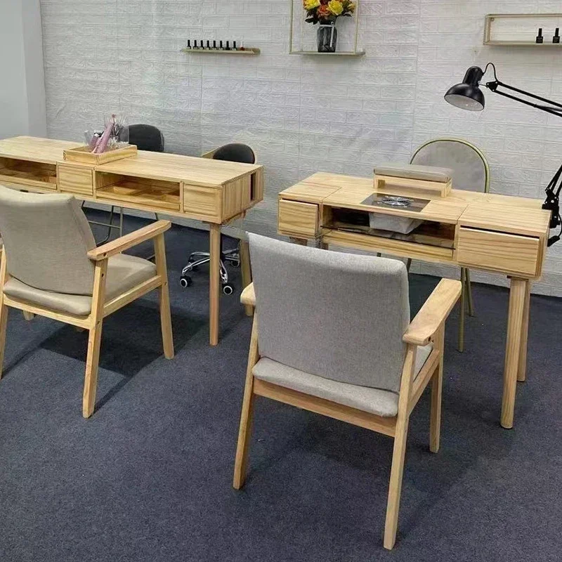 Японский ретро профессиональный маникюрный стол для салона красоты столы ногтей