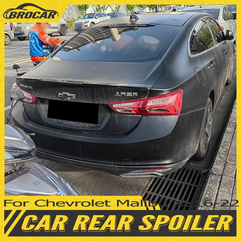 Спойлер для багажника 2016-2022 Chevrolet Malibu XL стиль M4 высококачественный Неокрашенный