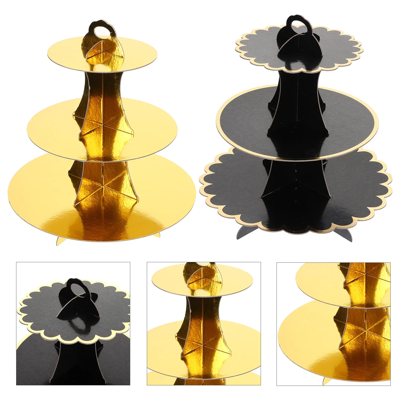 

2pcs Cake Holder Multi-function Dessert Holder Cupcake Stand