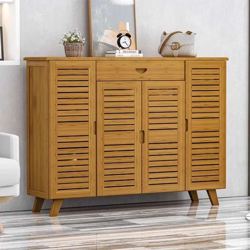 

Nordic Luxury Shelf Shoe Rack Balcony Wood Multilayer Minimalist Shoe Cabinets Hallway Ritating Armario Zapatero Home Furniture