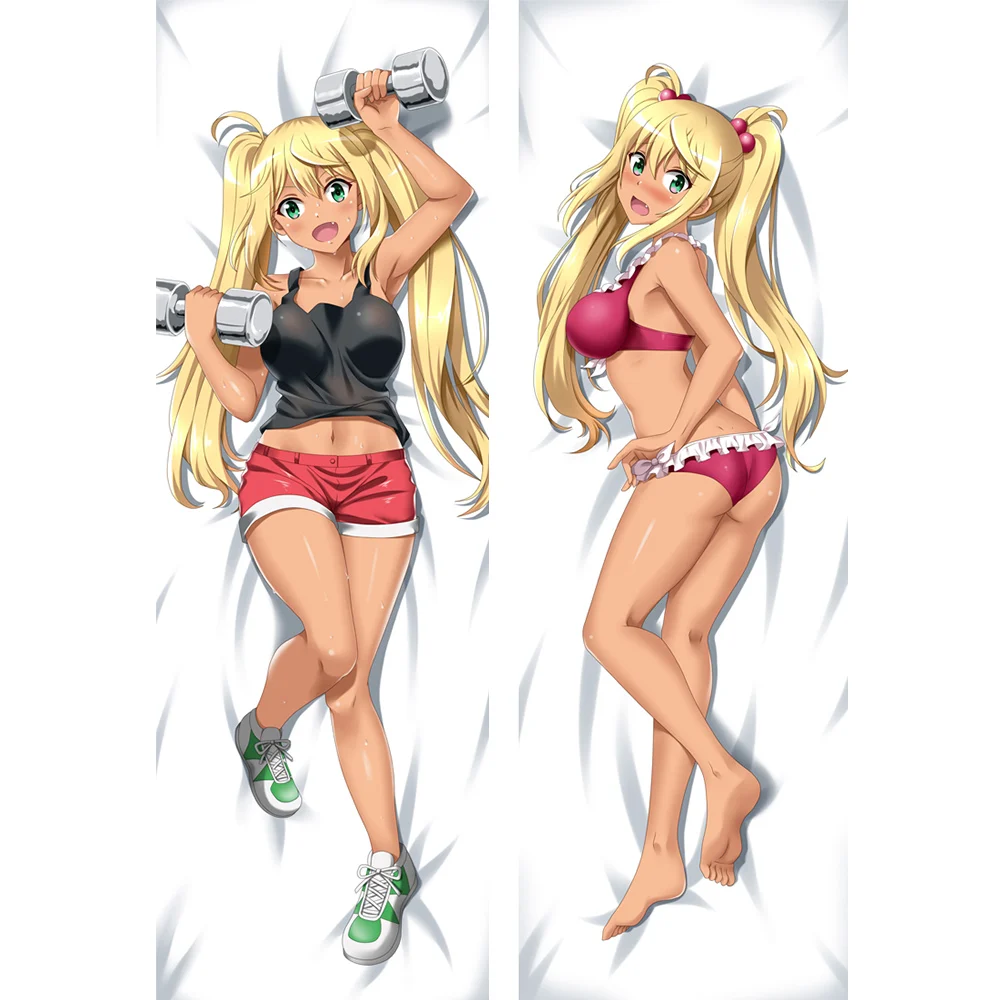 

Hibiki Sakura Pillow Case How Heavy Are the Dumbbells You Lift Anime Dakimakura Sexy Girl Cover