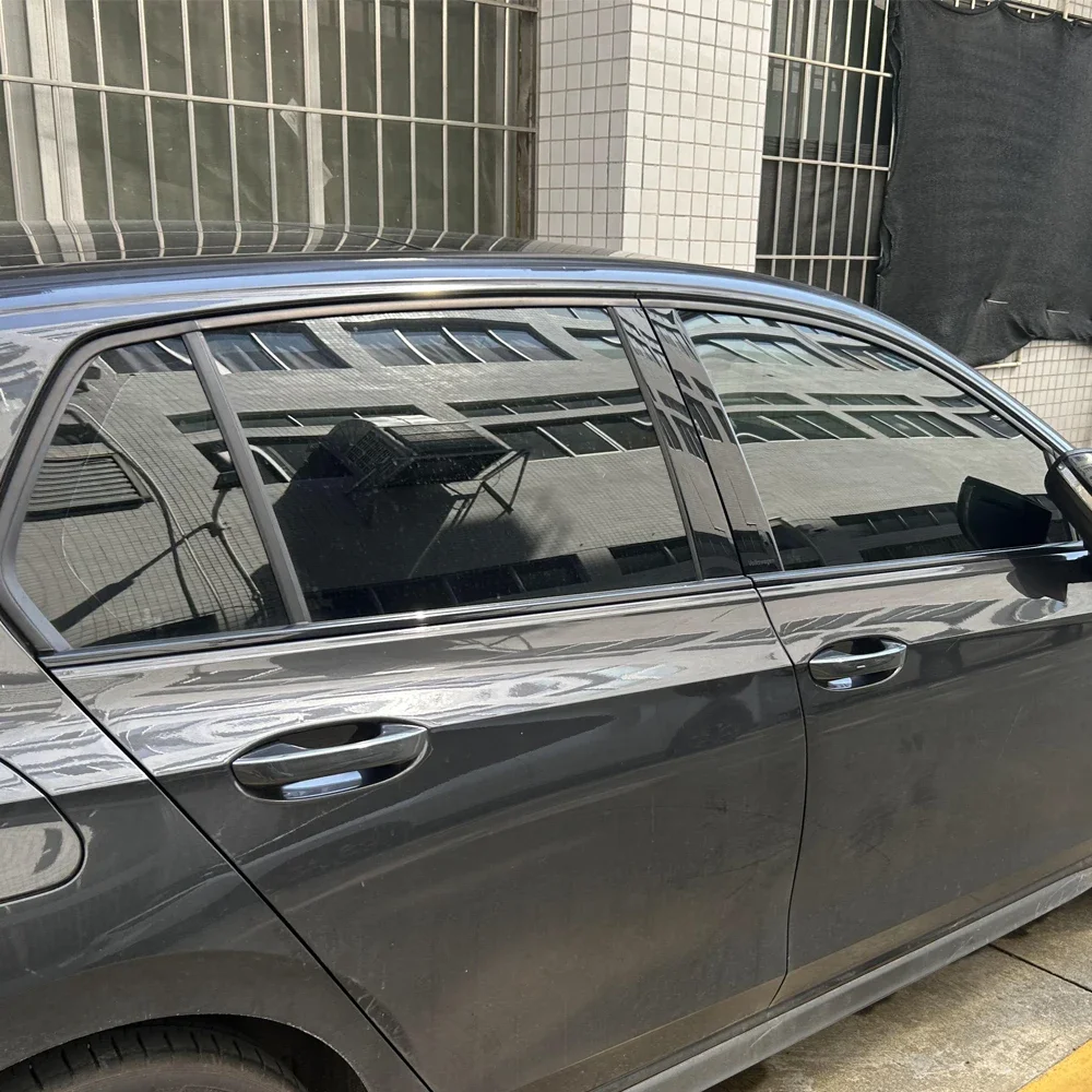 Для Volkswagen Golf 8 2021-2023 хэтчбек окно хромированные удаленные затемняющие стойки ABC