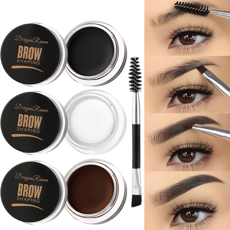 

Sdotter 3D Wild Eyebrow Gel Wax Brow Styling Soap Waterproof Long Lasting Tint Eyebrows Enhancers Brows White Brown Makeup Cosme