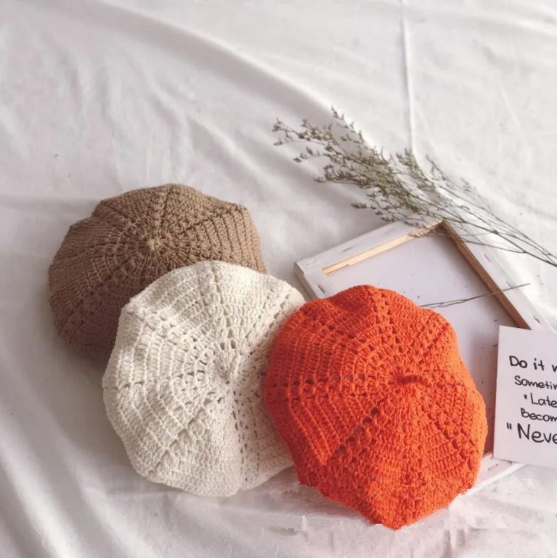 

Детская вязаная теплая шапка художника для мальчиков и девочек