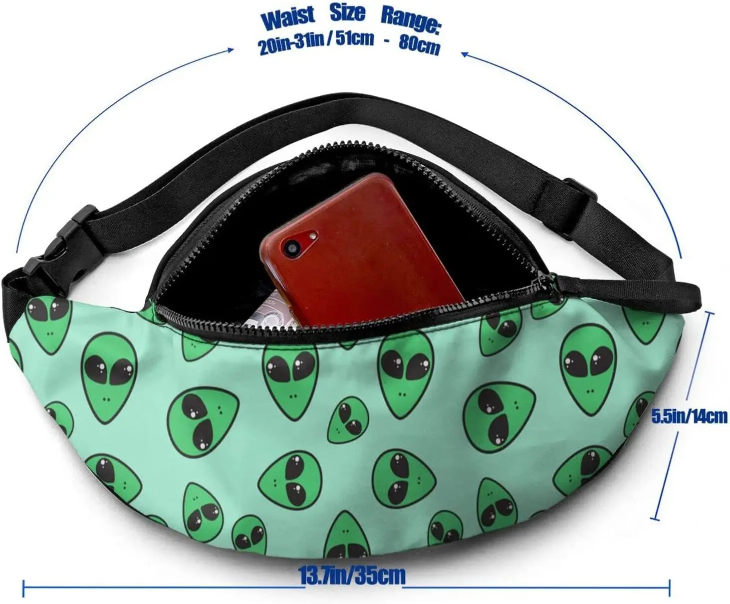 Рисунок 2 - Поясная Сумка Alien Fanny Pack для мужчин
