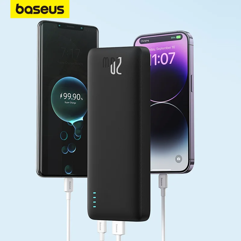

Baseus Airpow 20W Power Bank 10000mAh Fast Charge Powerbank for iPhone 14/13/12 Xiaomi batterie externe