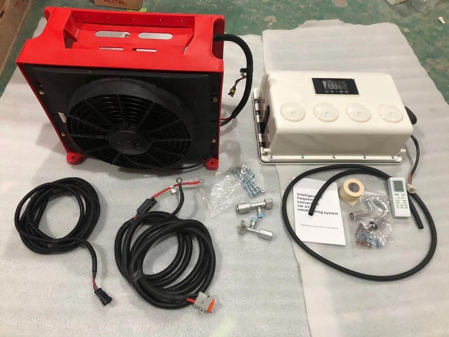 GOUKU портативный Сплит Новый электромобиль грузовик мини автобус RV экскаватор AC 12