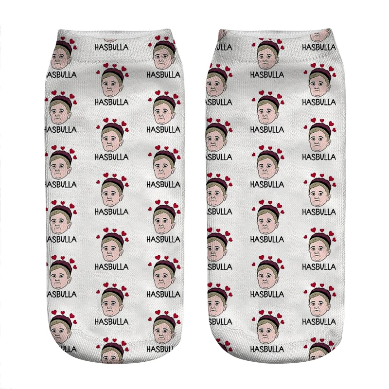 

Женские носки kawaii, Забавные Симпатичные носки Hasbulla Magomedov, женские носки Харадзюку, веселые забавные новые милые подарочные носки для девоче...