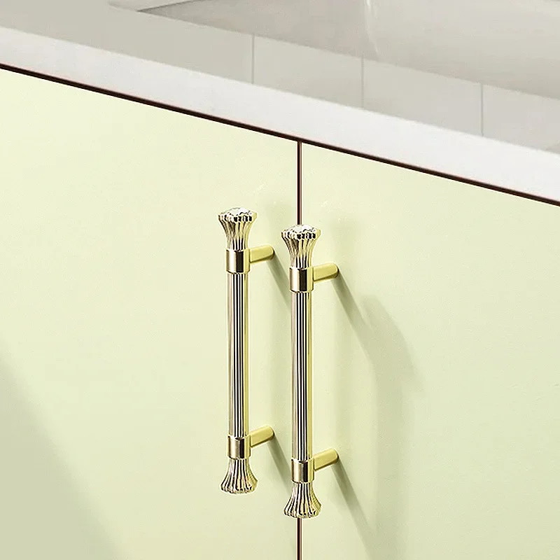 Современная минималистичная дверная ручка шкафа французская