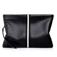 high quality leather mens handbags large capacity first layer cowhide mens bags clutch bag casual soft leather clutch bag tide