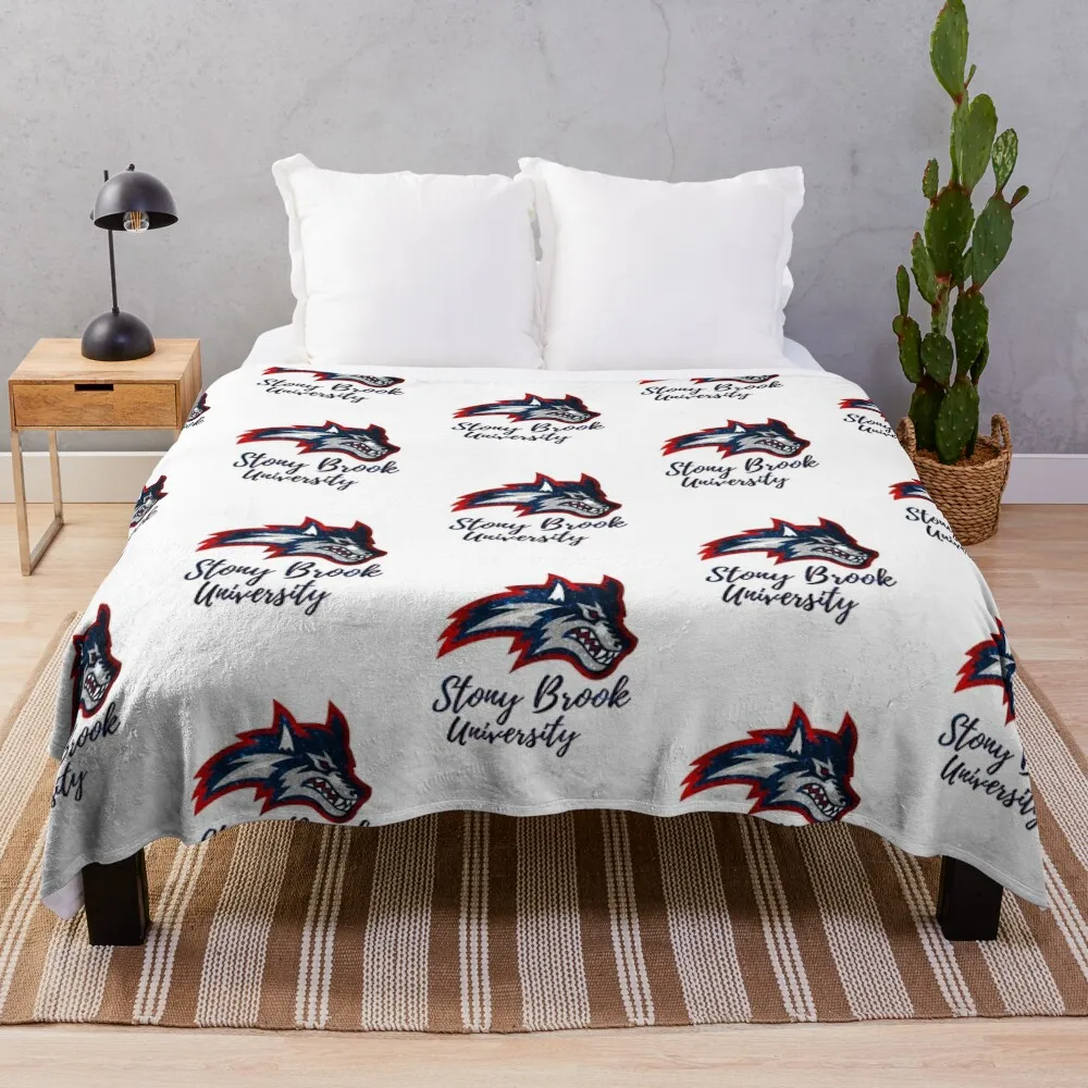 Блестящее покрывало Stony Brook для университета большие летние одеяла