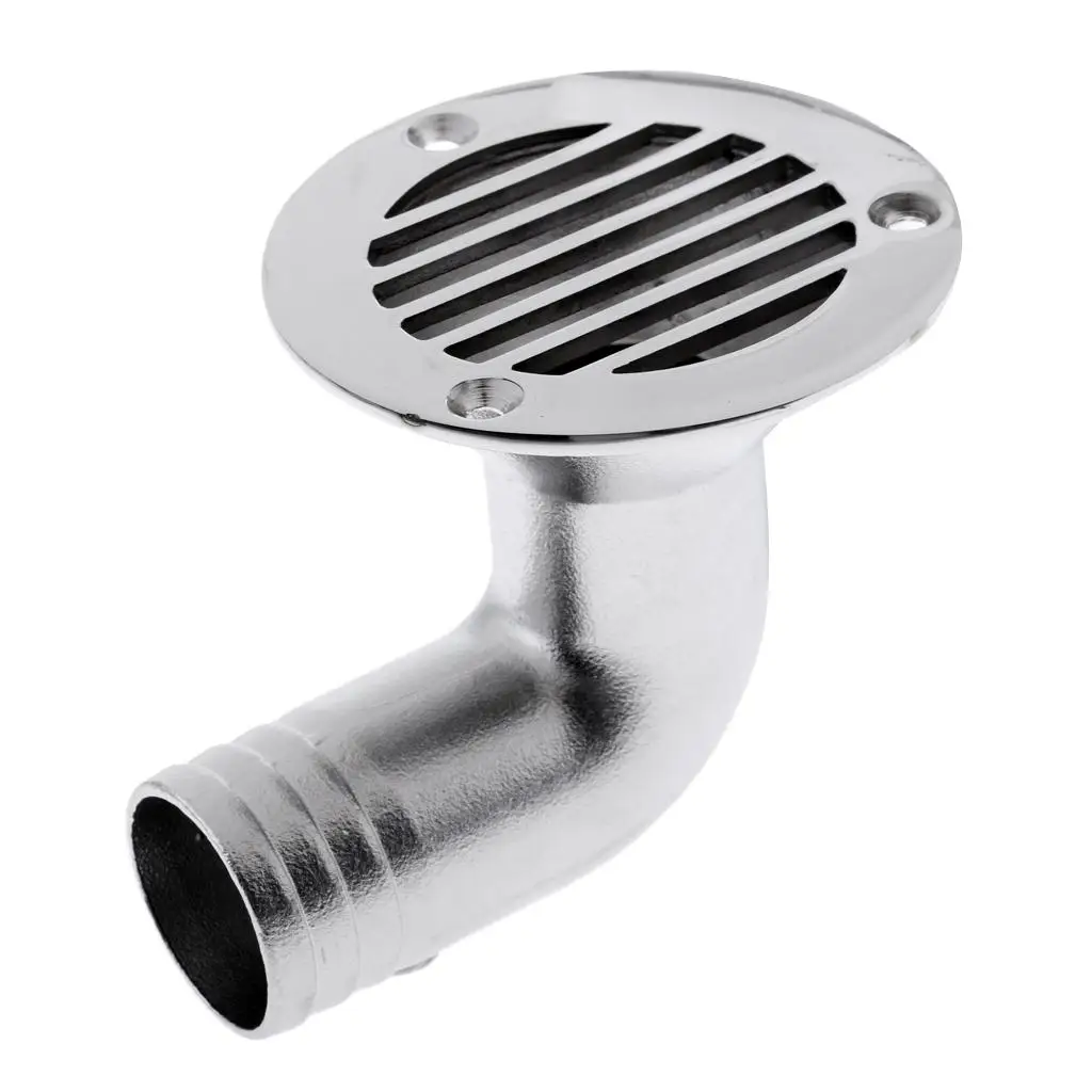 

Marine Grade 316 Stainless Steel Boat Deck Drain 1-1/4" 90 Degree For Boat, Yacht, Sailboat