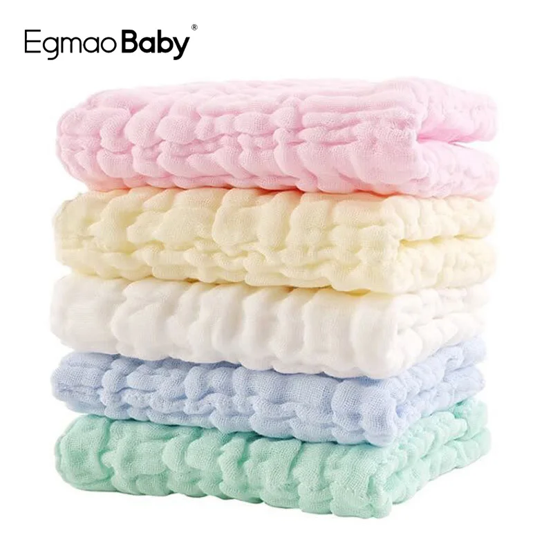 

1Pcs Baby Muslin Washcloths Natural Muslin Cotton Baby Wipes Soft Newborn Baby Face Towel Muslin Washcloth for Sensitive Skin