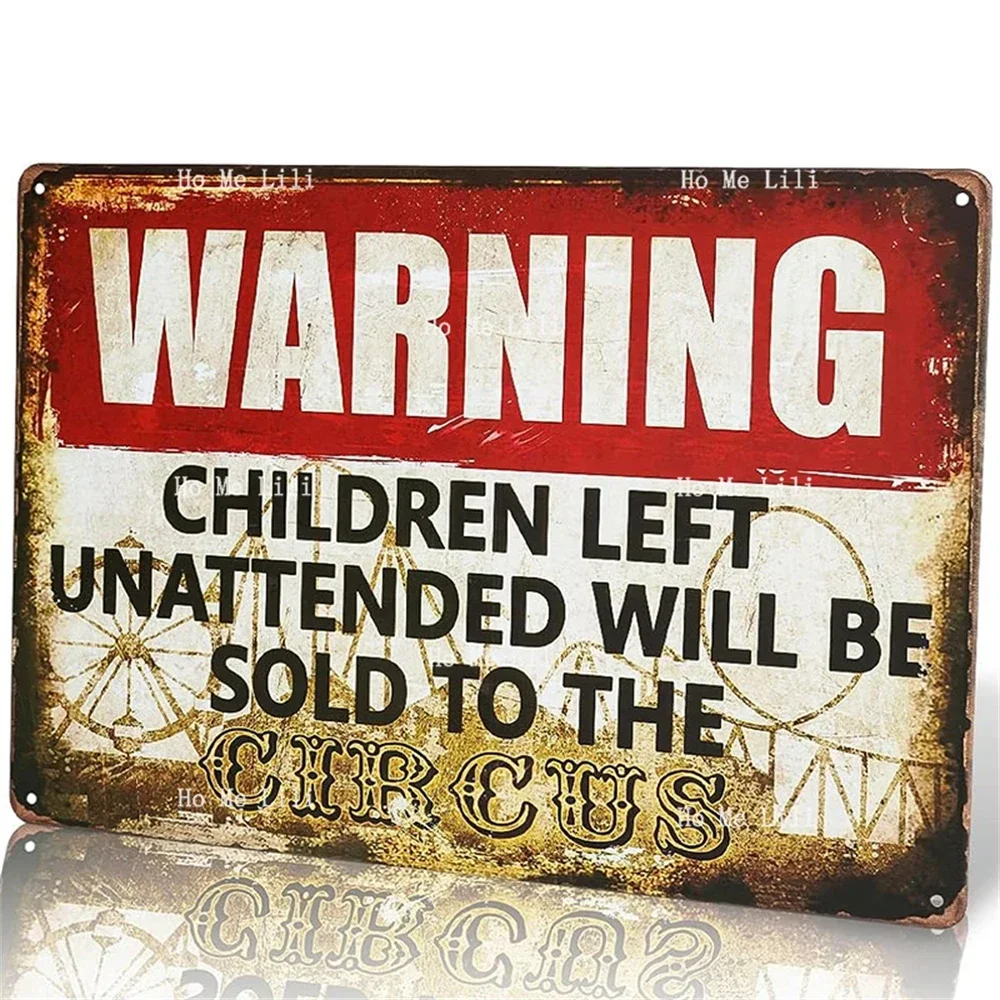 Привлечно это мой цирк забавное предупреждение для детей влево не слушается