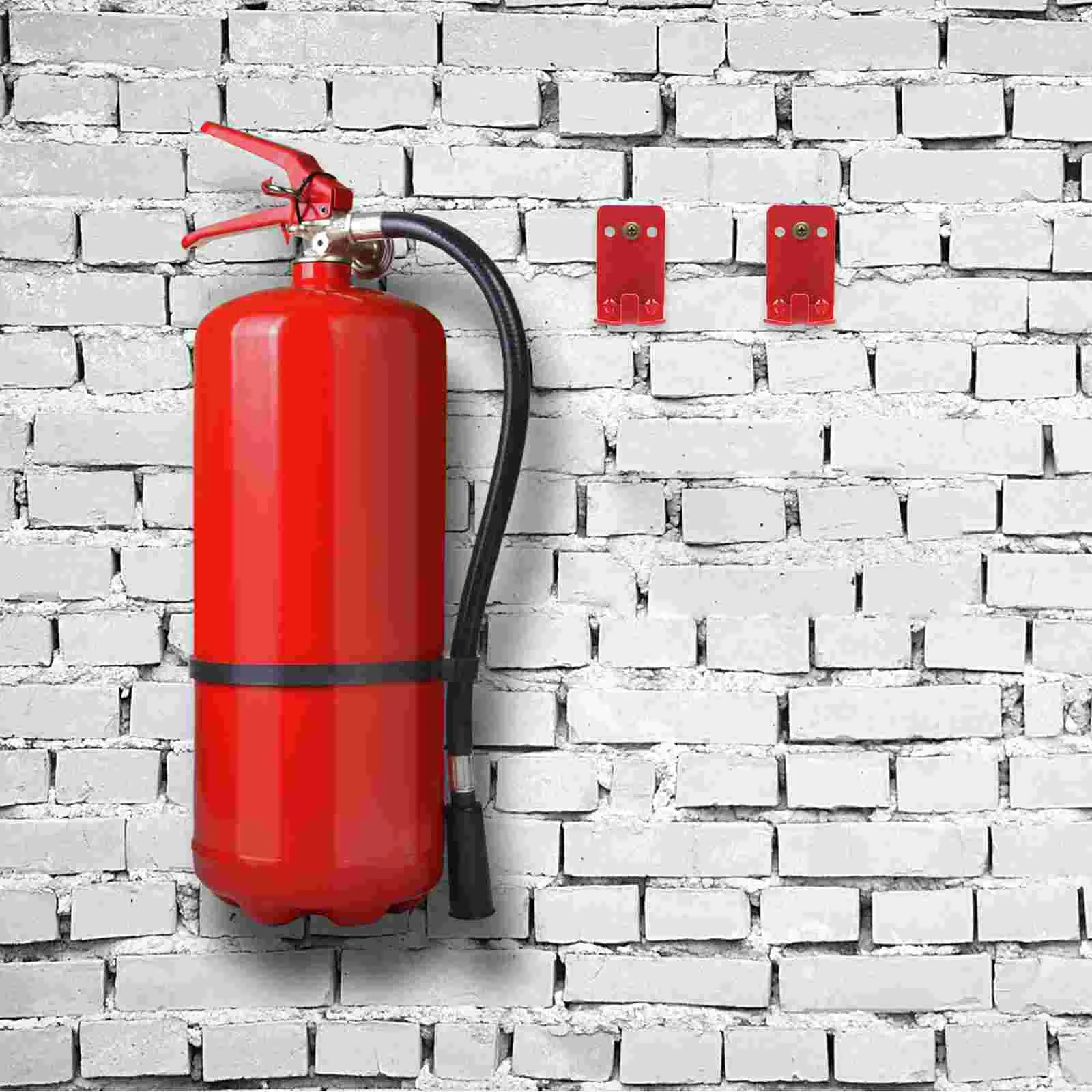 

4pcs Fire Extinguisher Bracket Wall Mount Fire Extinguisher Hook Heavy Duty Brackets