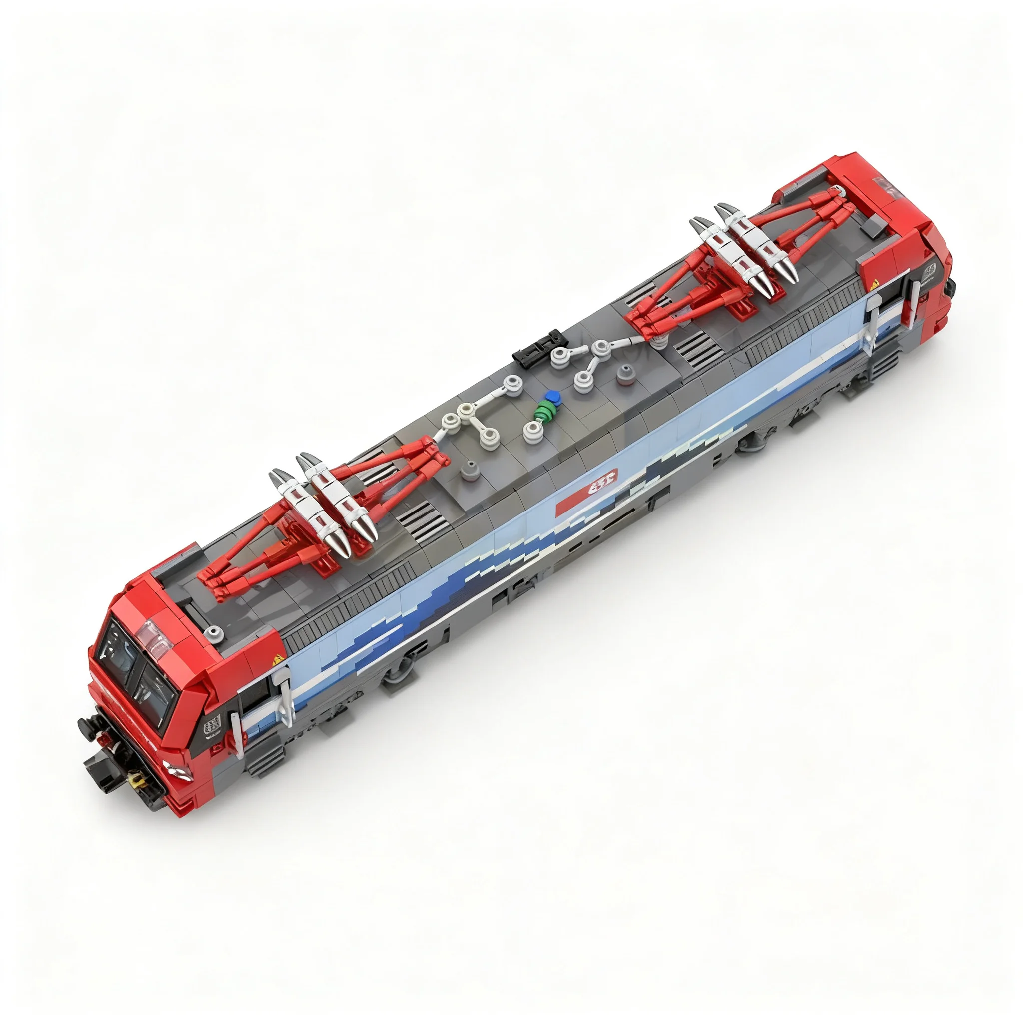 1546 деталей MOC Электровоз BR193 Vectron SBB, модель-конструктор, развивающие игрушки, рождественский подарок, обучающие кирпичики для детей (art.: 3920dc7091fcf) - 3920dc7091fcf