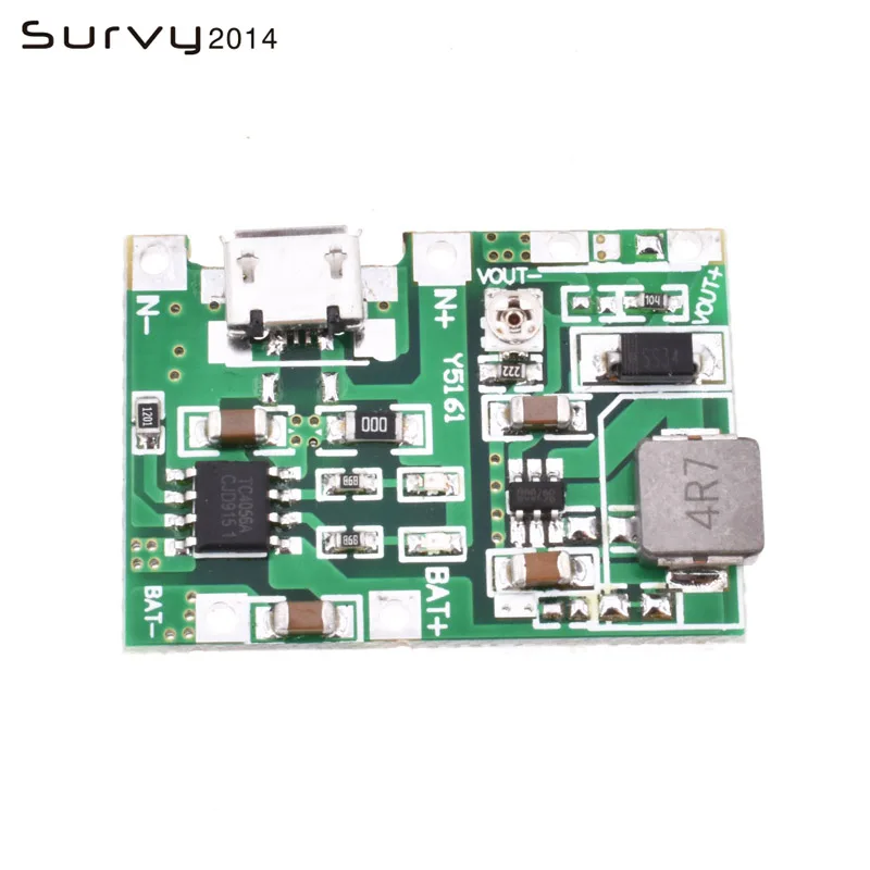 

TP4056 Lithium Li-ion 18650 3.7V 4.2V Battery Charger Board DC-DC Step Up Boost Module Integrated Circuits