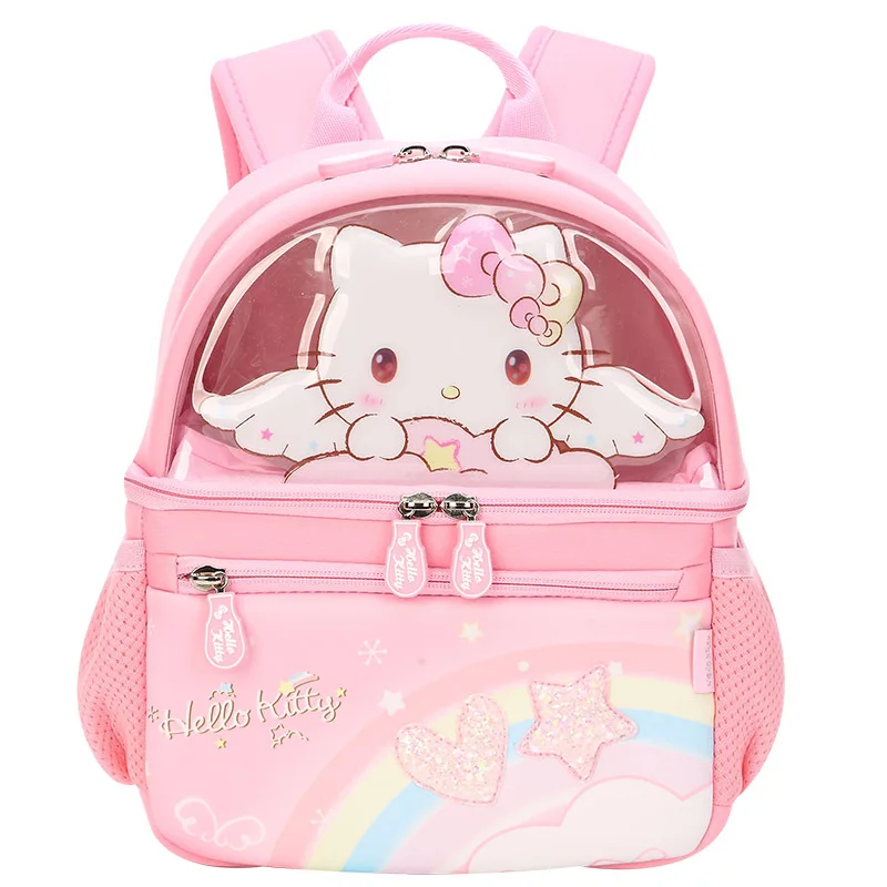 New Hello Kitty Children's Schoolbag Kindergarten Cute Backpack Super Lightweight Middle Class Small Class Girl Moetry Baby Girl