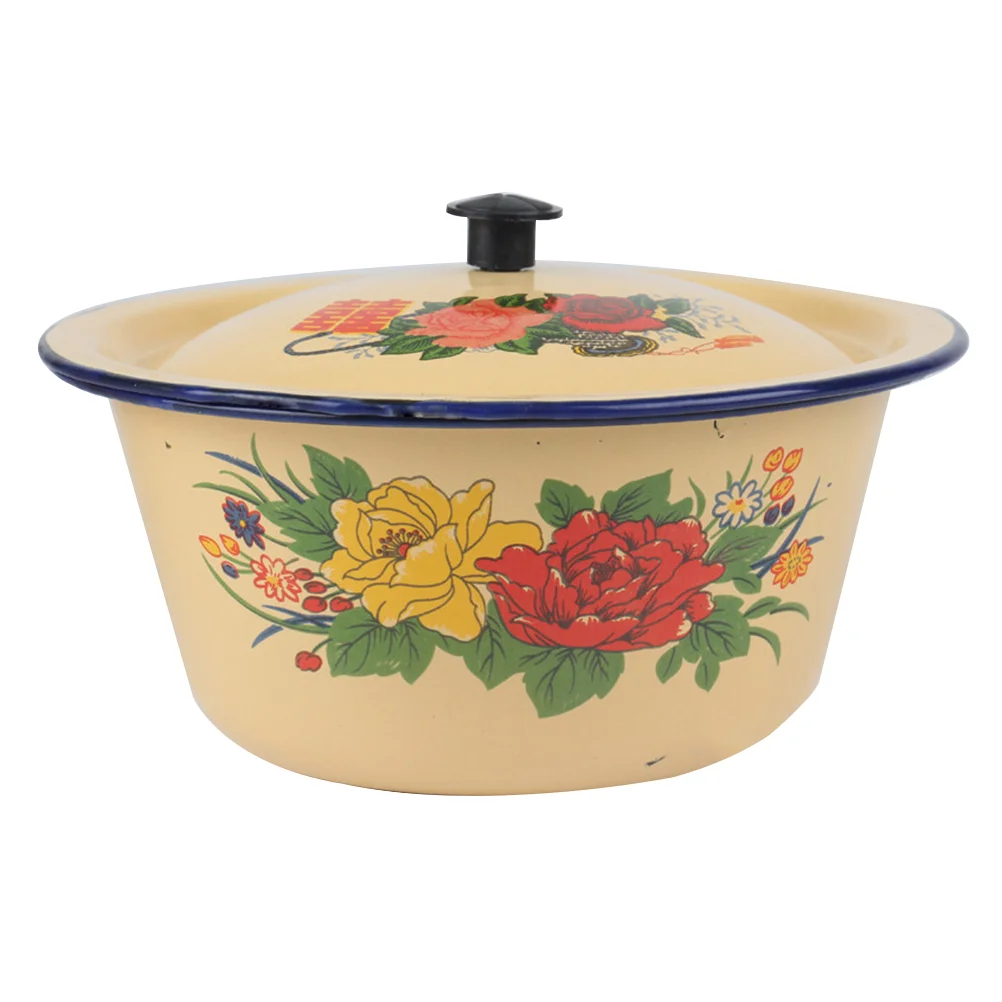 

Bowl Bowls Enamel Enamelware Basin Soup Salad Serving Vintage Mixing Cereal Chinese Metal Fruit Dinner Lunch Pot Nesting Mug