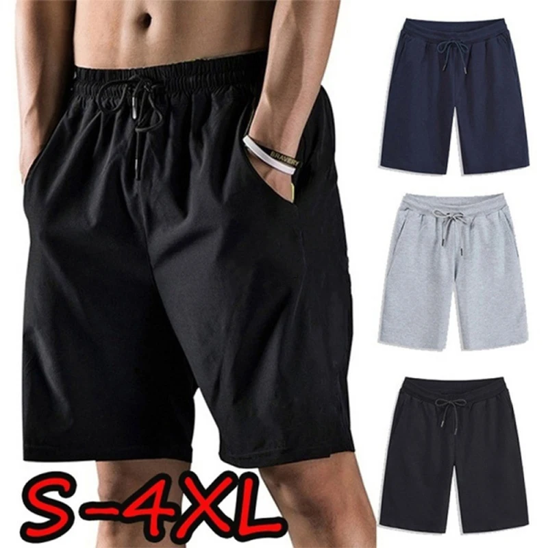 

New summer fashion men's shorts casual jogging slim pants men and women sports S-4XL