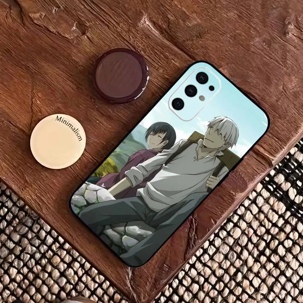 Фото Чехол для телефона Mushishi Ginko для Samsung S25, S24, S21, S22, S23, S30, Ultra, S20, Plus, Fe, мягкий силиконовый черный чехол №5