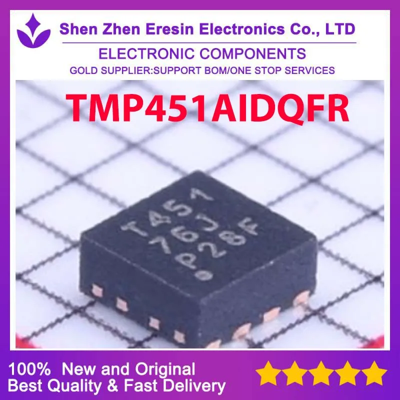 

Free shipping 5PCS/LOT TMP451AIDQFR QFN8 New and original