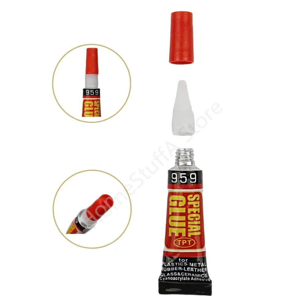 10x мощный приспосабливающийся жидкий клей мини-трубка супер для пластика стекла