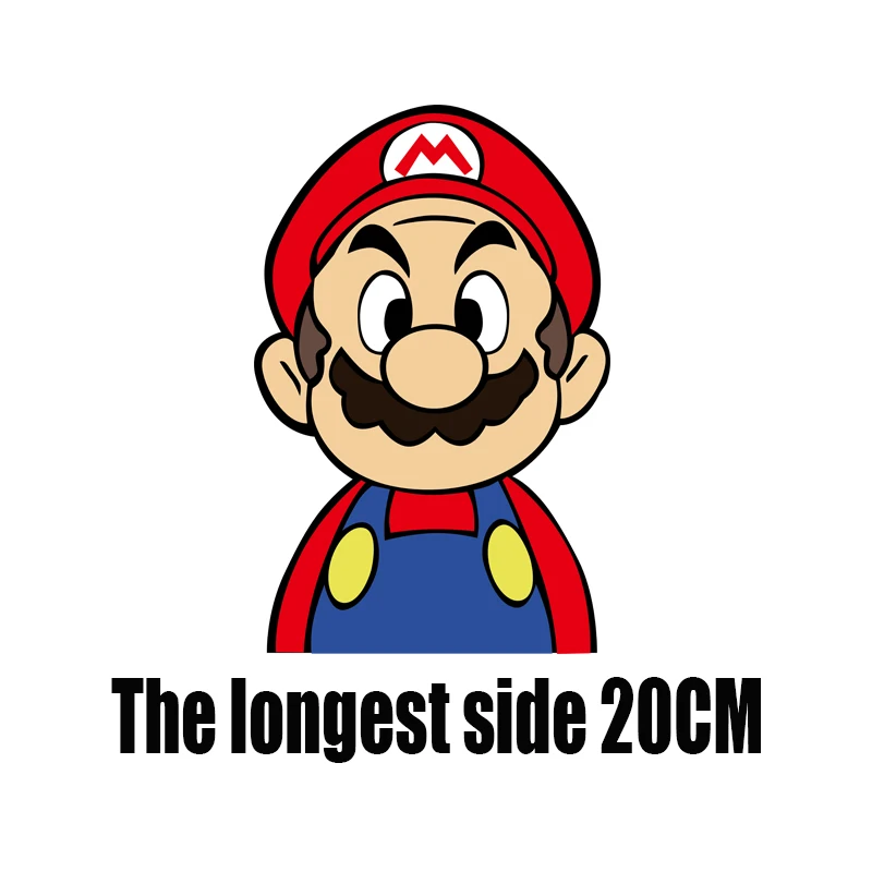 Термонаклейка на футболку Супер Марио стирающаяся термоклейкая толстовка с