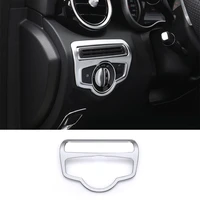 for mercedes benz c glc class w205 x253 15 19 chrome inner headlight control switch cover trim car interior accessories