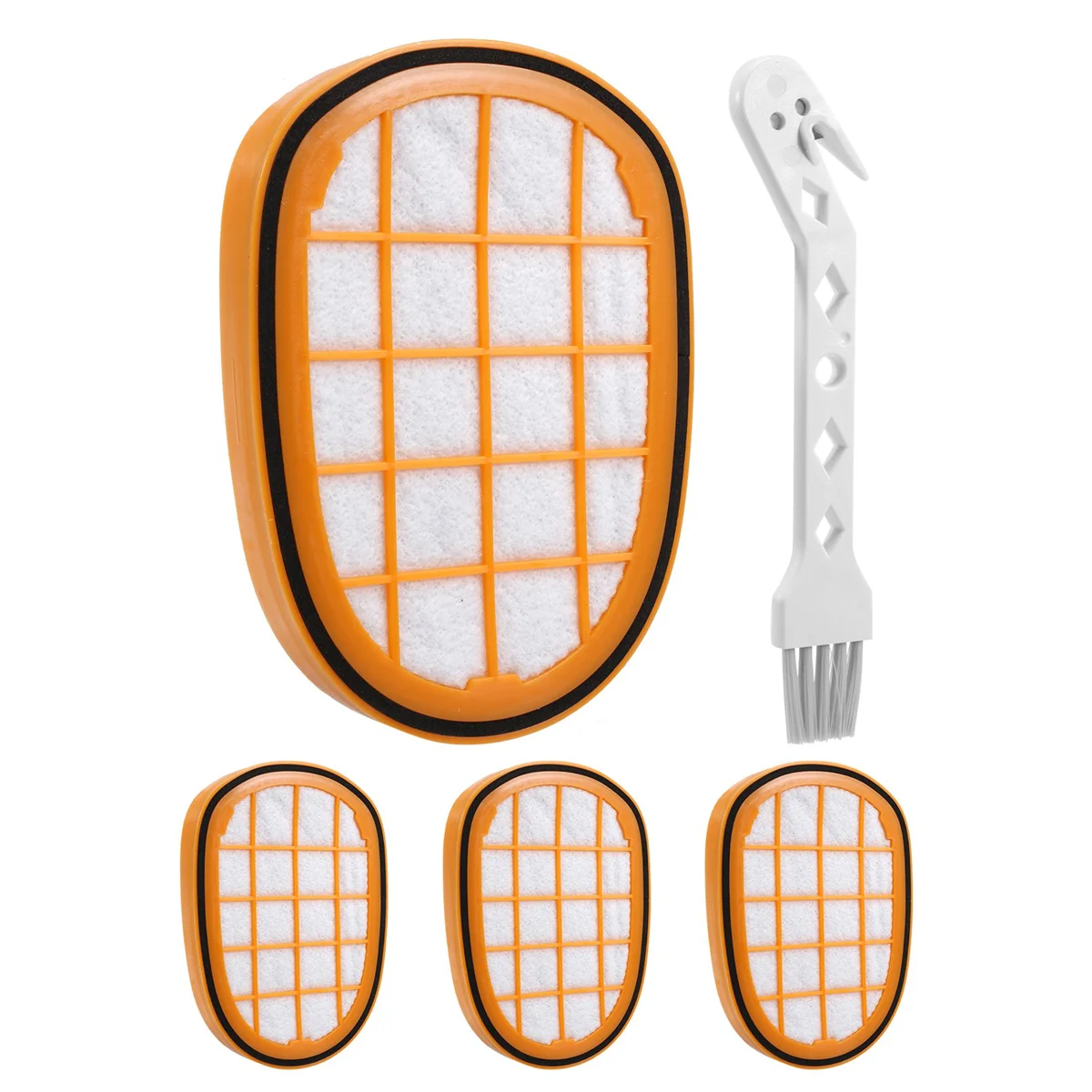 4 Pack Filters for Philips SpeedPro Max Aqua Handheld Vacuum Cleaner FC6812 FC6813 FC6822 FC5005/01 Replacement