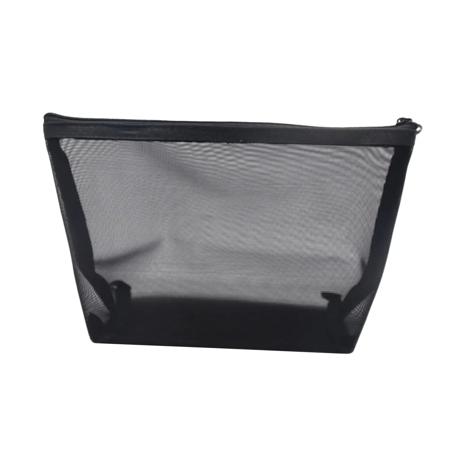 

3 Pieces Mesh Makeup Bags Large Opening Portable Make up Organizer for Traveling Business Trip Hair Accessories Toiletries