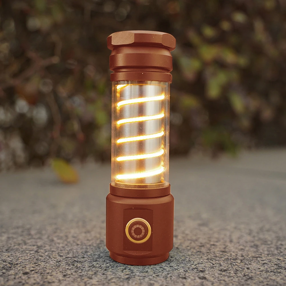 

Портативная Ночная лампа, перезаряжаемая, 200 лм, для кемпинга, яркость регулировки IPX4, водонепроницаемая для пеших прогулок, рыбалки, экстренных ситуаций
