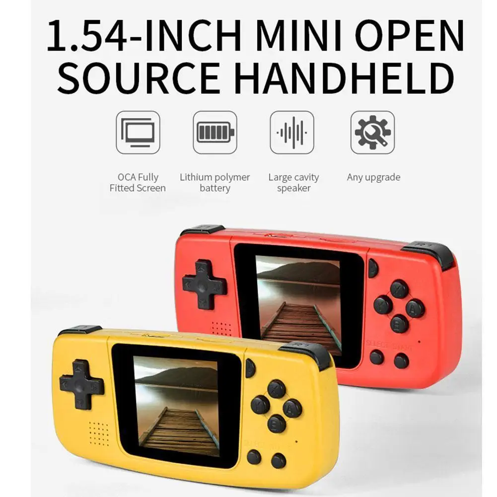 

Новинка, карманный игровой мини-брелок POWKIDDY Q36 с Ips-экраном 1,5 дюйма, мини-консоль с открытым исходным кодом, детские подарки