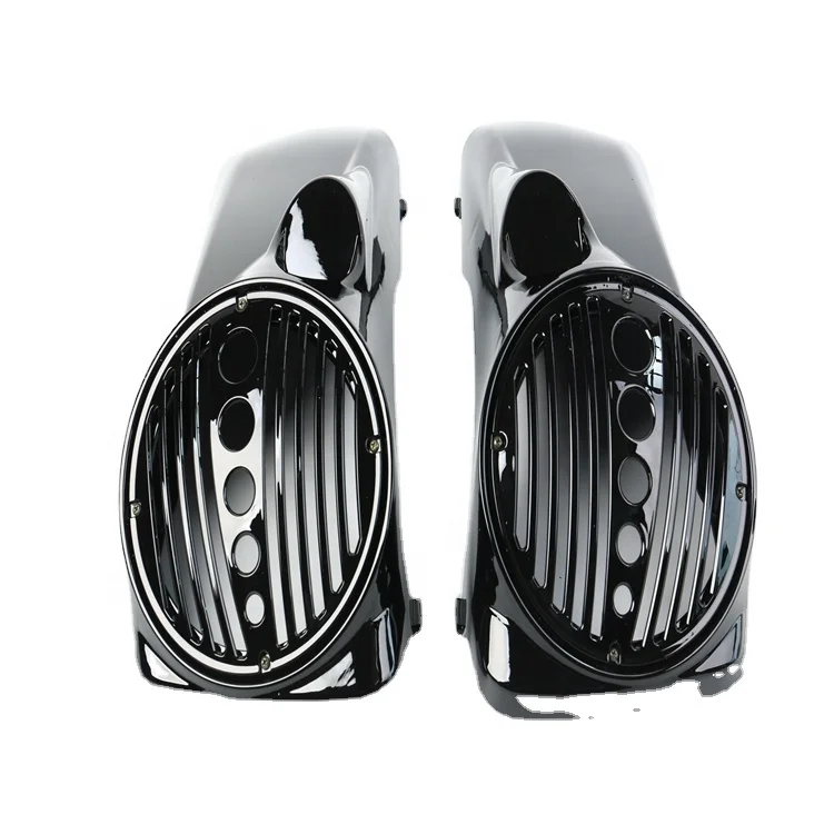 8 дюймов 8x крышки динамиков для Harley Davidson 1993-2013 Touring Hard Saddlebag крышка седла сумка