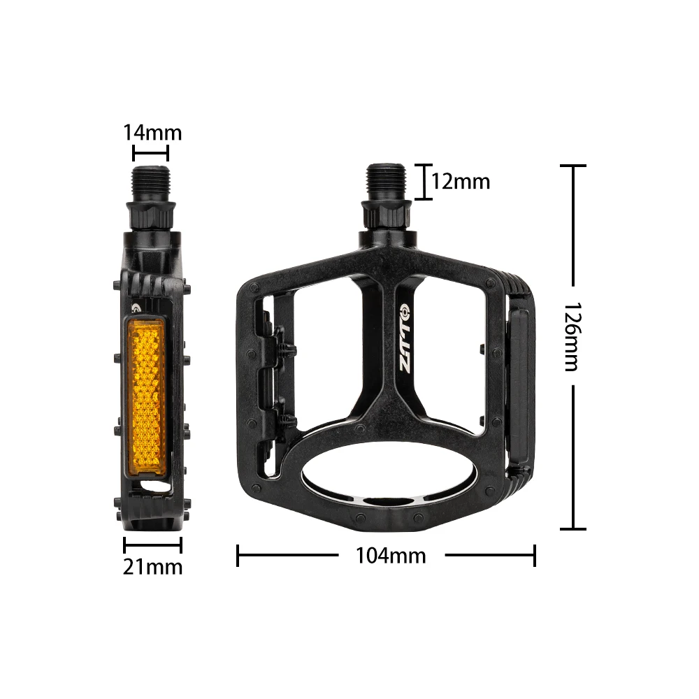 Плоская Педаль ZTTO Для Горного И Шоссейного Велосипеда Алюминиевые