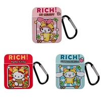 new for airpods 1 2 case sanrios kt cat melody cartoon case for airpods 1 2 3 pro case wireless bluetooth protective cover