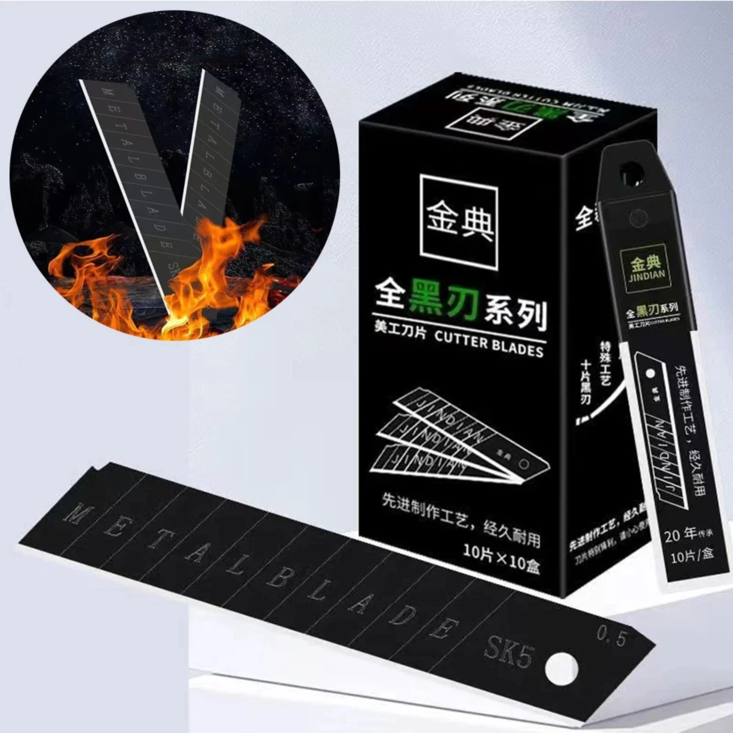 10 шт. защелкивающийся резак для посылок слайд рукоделия посылка офисное лезвие 9