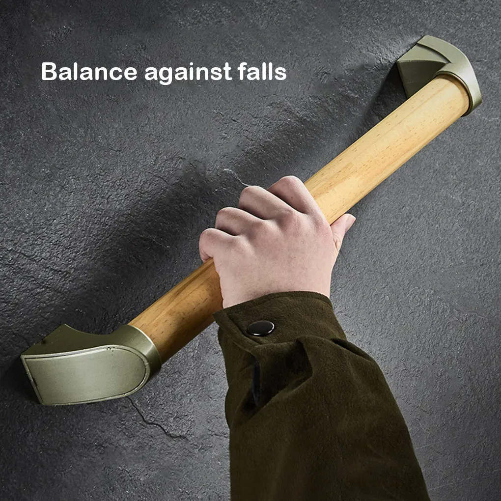 

Handrail Solid Wood Handle Mountings Equipment Anti-skid Grab Bar Disability Hardware Fittings Accessories Fitting