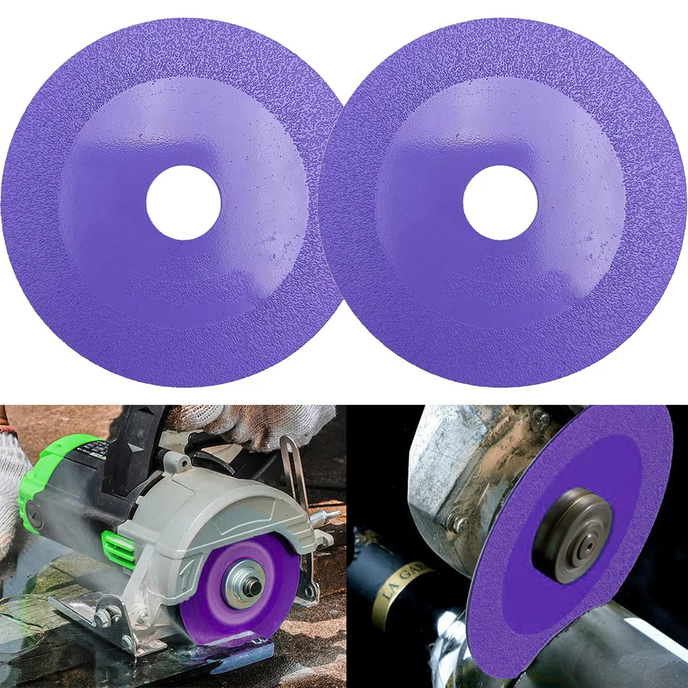 

2PC Glass Cutting Disc 100mm Ultra-thin Saw Blade Ceramic Tile Jade Polishing Grinding Chamfering Cutting Blade Glass Cutting