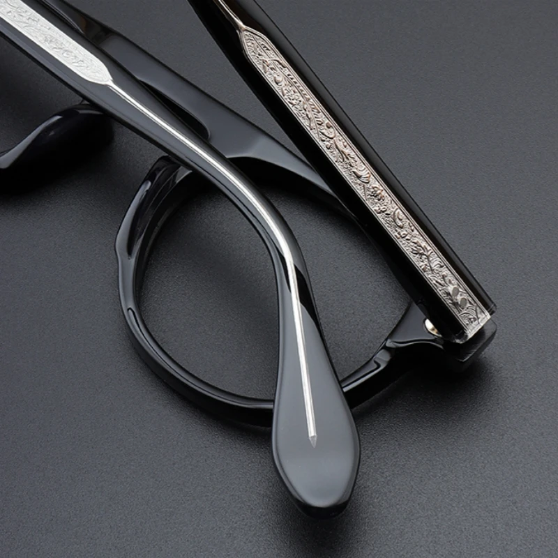 Нишевый стиль винтажная модная тенденция роскошная оправа для очков однотонные